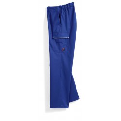 Pantalon de travail Bleu Roi polycoton poches côtés - BP