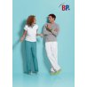 Pantalon médical Blanc cordon de serrage - BP