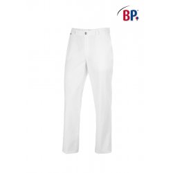 Pantalon médical Blanc unisex coupe jean - BP