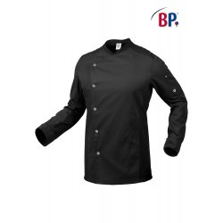 Veste de cuisine homme manches longues noire, modèle "Grand Chef" - BP