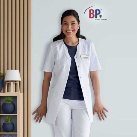 Blouse médicale femme blanche polycoton, comfortec - BP