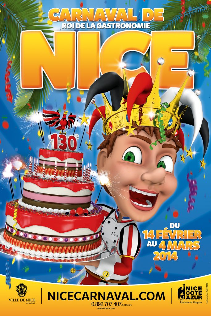 Affiche du carnaval de Nice 2014