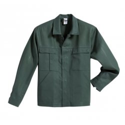 Veste de travail Vert 100% coton avec poches - BP