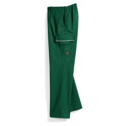 Pantalon de travail Vert polycoton poches côtés - BP