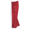 Pantalon de travail Rouge polycoton avec poches côtés - BP