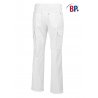 Pantalon médical Blanc tissu strech - BP