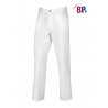 Pantalon de cuisine Blanc polycoton coupe jean - BP