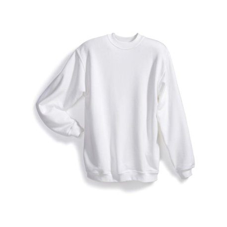 Sweat-shirt 55% coton 45% polyester Blanc - BP