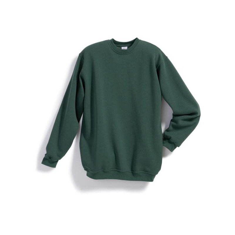 Sweat-shirt 55% coton 45% polyester Vert moyen - BP
