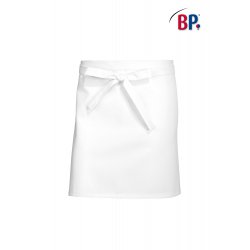 Tablier bistrot Blanc 60 cm polycoton - BP