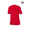 T-Shirt de travail Rouge femme coton et élasthane - BP