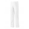 Pantalon de cuisine Blanc élastiqué taille avec cordon de serrage - BP