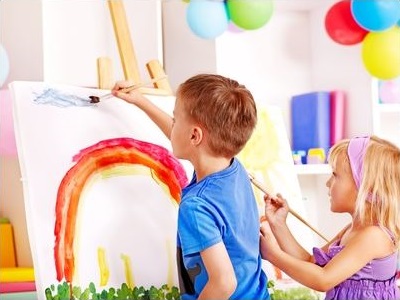 Tablier de peinture pour tout-petits, blouse d'art pour enfants