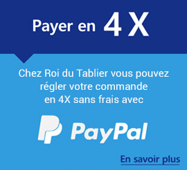 Payez en 4X avec Paypal